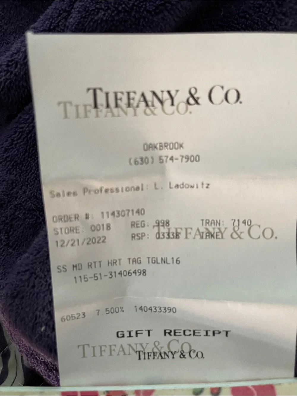 Tiffany & Co. Necklace - Picture 2 of 5